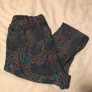 Lularoe TC leggings spiral pattern